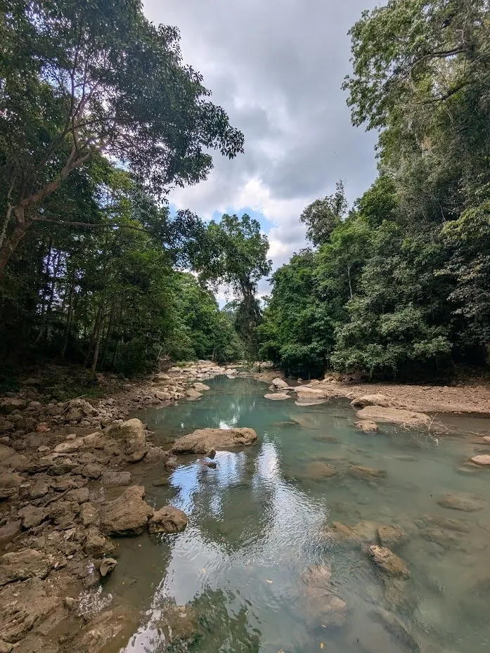 Hidden river trail in Sumba