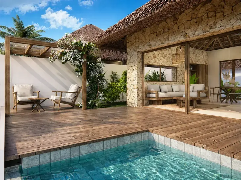 Kabisu villa exterior in daylight